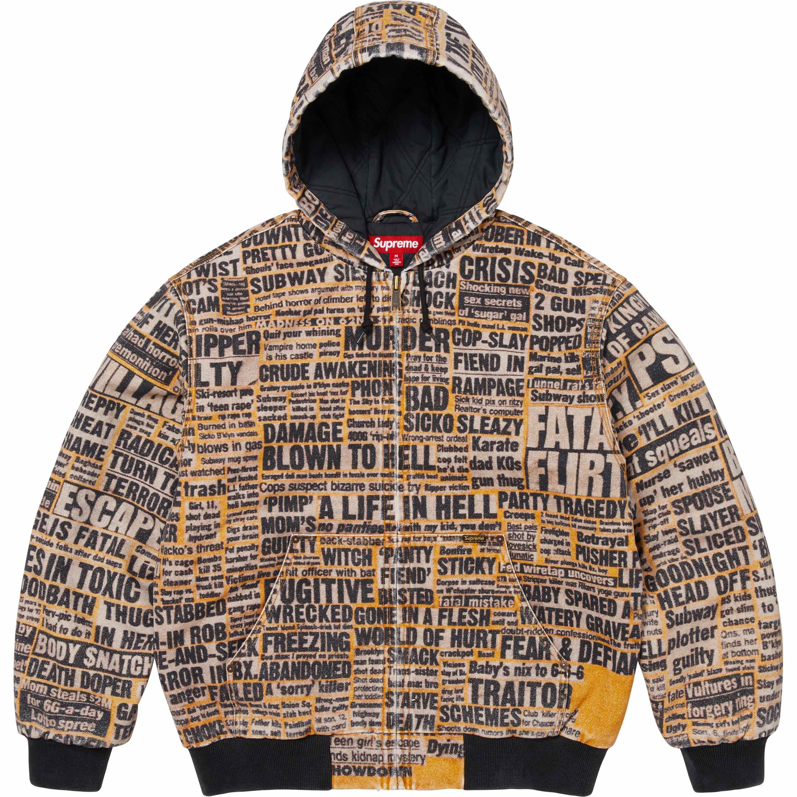 Supreme/Dash Snow Hooded Work Jacket view 4